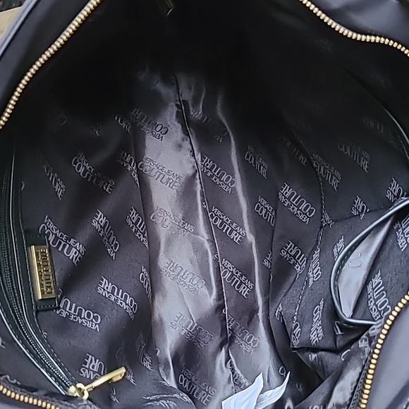 Authentic Versace Jean's Couture Tote Black/Gold - Picture 9 of 14